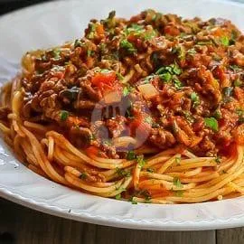 Spaghetti Keju Bolognese